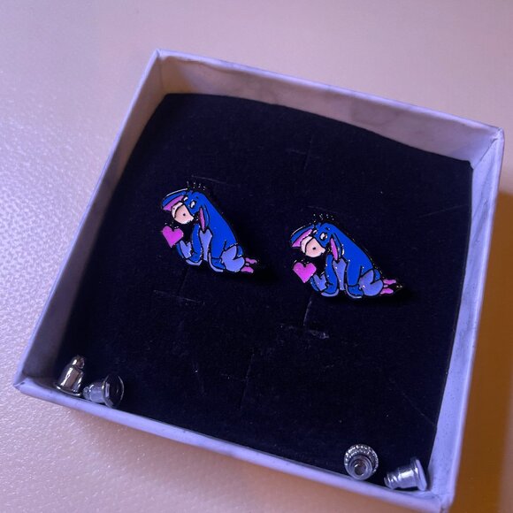 💙 Winnie the Pooh Eeyore Earrings ✨ - Picture 1 of 3